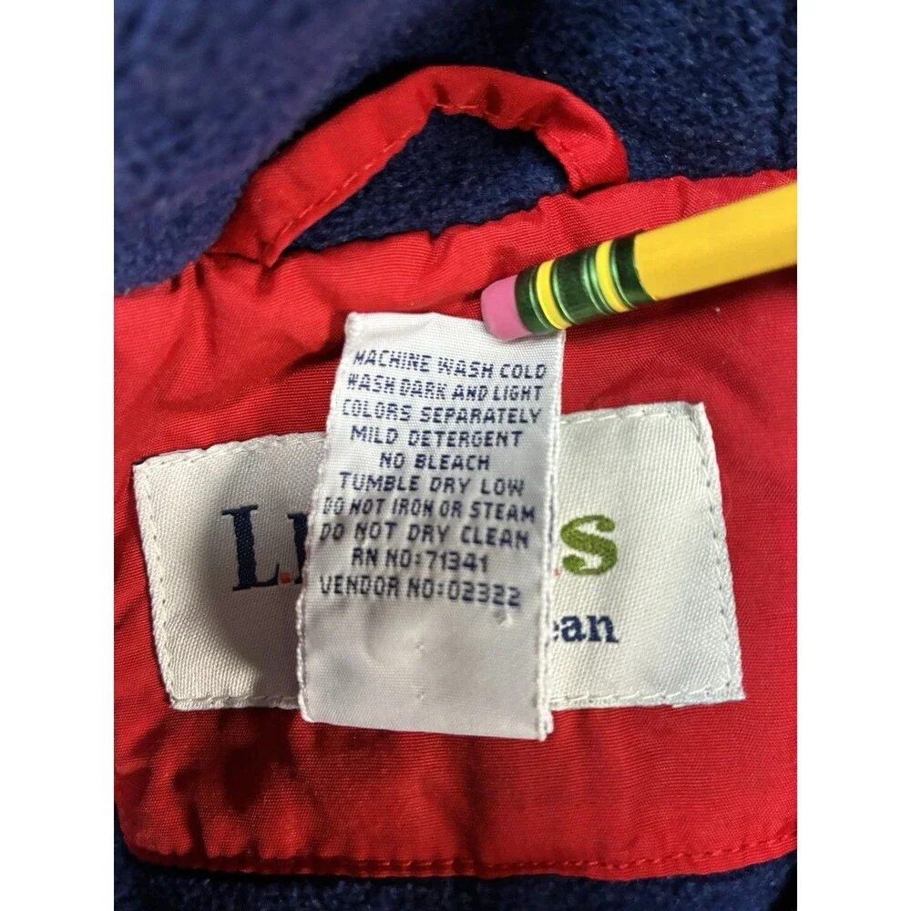 LL Kids Toddler 4T Red And Blue Snow Suit With Hoodie